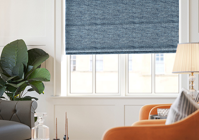 Mirdif, Digital Blue - Twist&Fit Roman Blind - Image 5